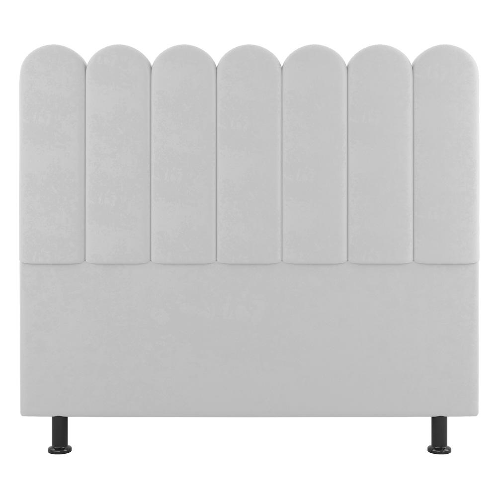 Cabeceira Cama Box Solteiro Lana 90cm Sintético Branco - Desk Design