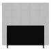 Cabeceira Cama Box Solteiro Leiria 90cm Corano Branco - Desk Design