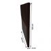 Cabeceira Cama Box Solteiro Lisboa 90cm Corano Marrom - Desk Design