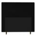 Cabeceira Cama Box Solteiro Lisboa 90cm Corano Preto - Desk Design