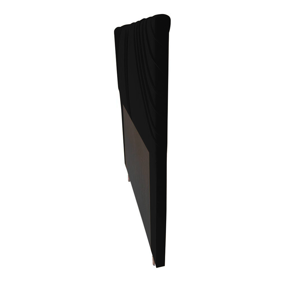 Cabeceira Cama Box Solteiro Lisboa 90cm Corano Preto - Desk Design