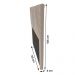 Cabeceira Cama Box Solteiro Lisboa 90cm Suede Bege - Desk Design