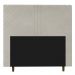 Cabeceira Cama Box Solteiro Lisboa 90cm Veludo Bege - Desk Design