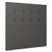Cabeceira Cama Box Solteiro Luana 90cm Linho Cinza - Desk Design