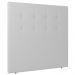Cabeceira Cama Box Solteiro Luana 90cm Sintético Branco - Desk Design