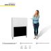 Cabeceira Cama Box Solteiro Luna 90cm Corano Branco - Desk Design