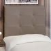 Cabeceira Cama Box Solteiro Luna 90cm Corano Marrom - Desk Design