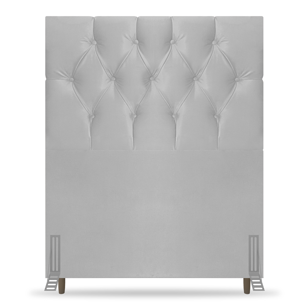 Cabeceira Cama Box Solteiro Madrid 90cm Corano Branco - Desk Design