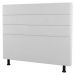 Cabeceira Cama Box Solteiro Malik 90cm Sintético Branco - Desk Design