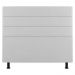 Cabeceira Cama Box Solteiro Malik 90cm Sintético Branco - Desk Design