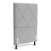 Cabeceira Cama Box Solteiro Mel 90cm com Frame Veludo Cinza Claro - Desk Design