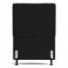 Cabeceira Cama Box Solteiro Mel 90cm com Frame Veludo Preto - Desk Design
