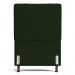 Cabeceira Cama Box Solteiro Mel 90cm com Frame Veludo Verde - Desk Design