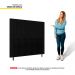 Cabeceira Cama Box Solteiro Nala 90cm Suede Preto - Desk Design