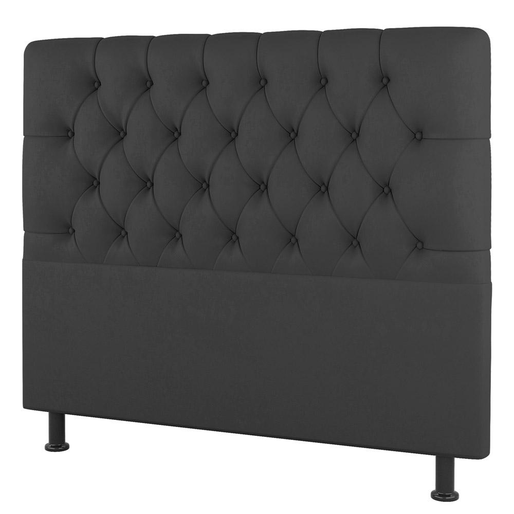 Cabeceira Cama Box Solteiro Nice 100cm Linho Cinza - Desk Design