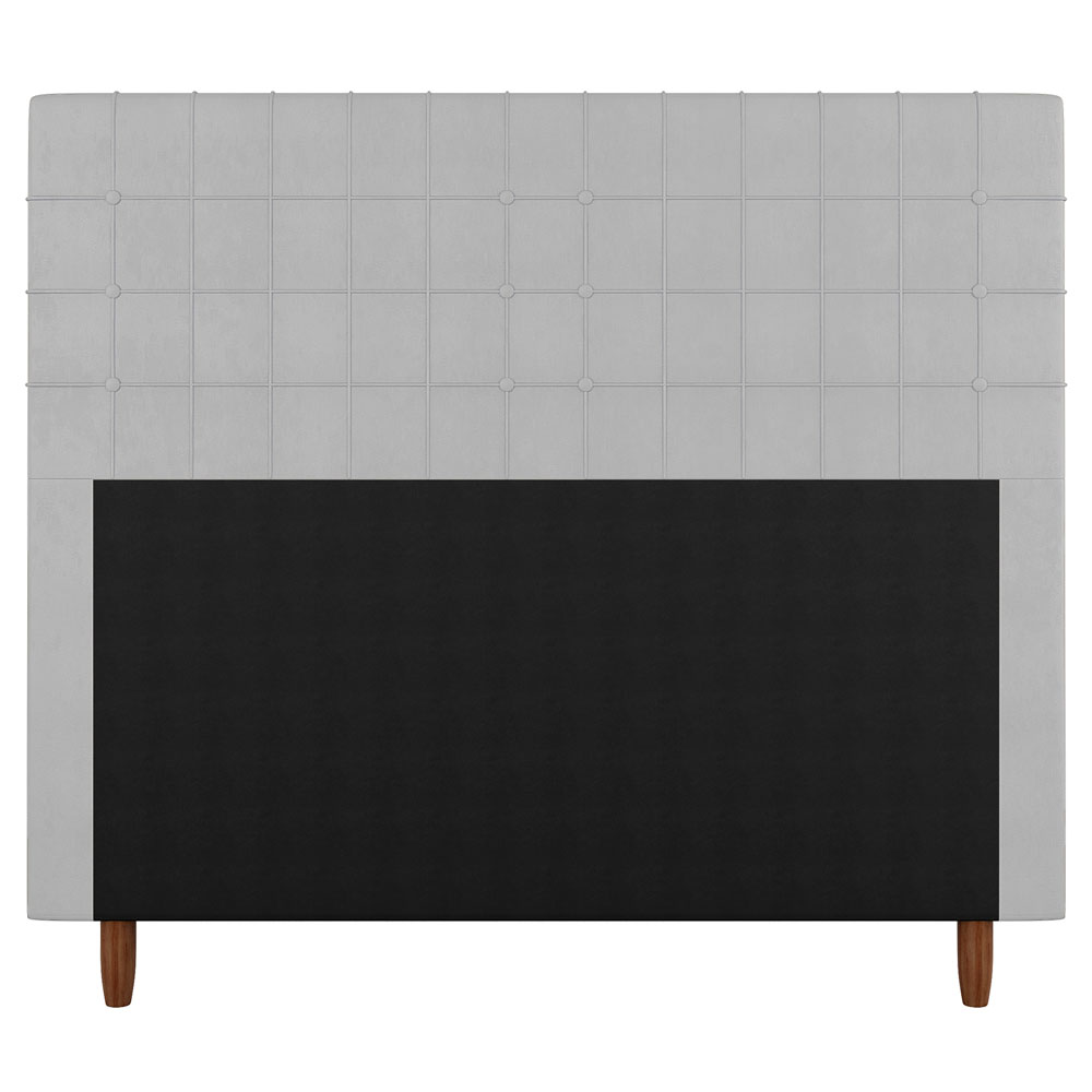 Cabeceira Cama Box Solteiro Parisis 90cm Sintético Branco - Desk Design