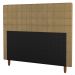 Cabeceira Cama Box Solteiro Parisis 90cm Suede Bege - Desk Design