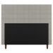 Cabeceira Cama Box Solteiro Parisis 90cm Veludo Bege - Desk Design