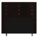 Cabeceira Cama Box Solteiro Roma 90cm Corano Marrom - Desk Design