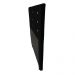Cabeceira Cama Box Solteiro Roma 90cm Suede Preto - Desk Design