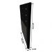 Cabeceira Cama Box Solteiro Roma 90cm Suede Preto - Desk Design