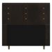 Cabeceira Cama Box Solteiro Roma 90cm Veludo Marrom - Desk Design