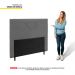Cabeceira Cama Box Solteiro Viena 90cm Veludo Cinza - Desk Design