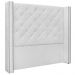 Cabeceira Estofada Cama Box Casal Alteza 140cm Corano Branco - Desk Design