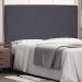 Cabeceira Estofada Cama Box Casal Aquilla 140cm Suede Cinza - Desk Design