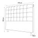 Cabeceira Estofada Cama Box Casal King Louise 195cm Corano Marrom Cacau - Desk Design