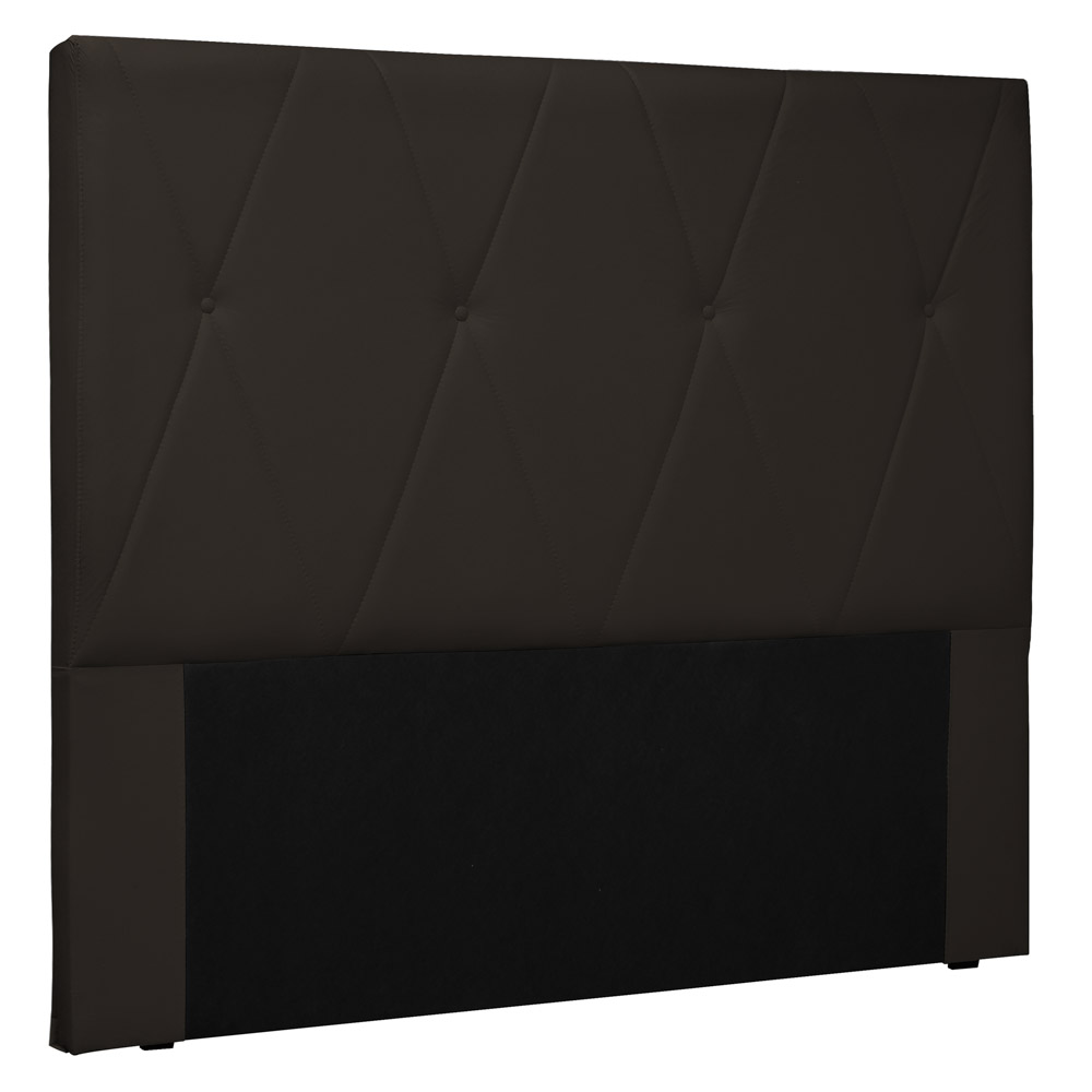 Cabeceira Estofada Cama Box Casal King Size Aquilla 195cm Corano Marrom - Desk Design
