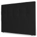 Cabeceira Estofada Cama Box Casal King Size Fiorella 195cm Suede Preto - Desk Design