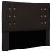 Cabeceira Estofada Cama Box Casal King Size Monreale 195cm Corano Marrom - Desk Design