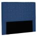 Cabeceira Estofada Cama Box Casal King Size Tânia 195cm Suede Azul Marinho - Desk Design
