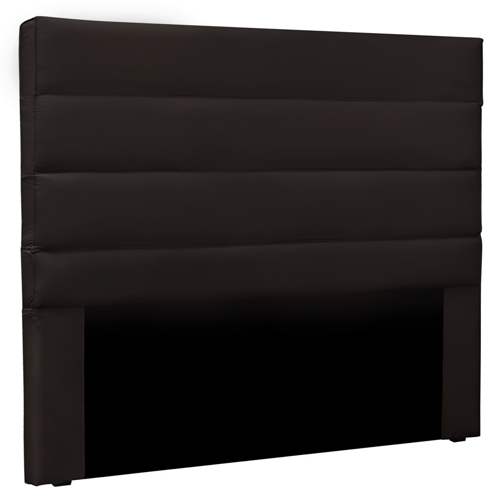 Cabeceira Estofada Cama Box Casal La Italian 140cm Corano Marrom - Desk Design
