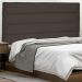 Cabeceira Estofada Cama Box Casal La Italian 140cm Suede Café - Desk Design