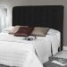 Cabeceira Estofada Cama Box Casal Louise 140cm Corano Preto - Desk Design