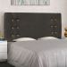Cabeceira Estofada Cama Box Casal Monreale 140cm Suede Cinza - Desk Design