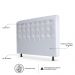 Cabeceira Estofada Cama Box Casal Queen Louise 160cm Corano Branco - Desk Design