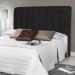 Cabeceira Estofada Cama Box Casal Queen Louise 160cm Suede Preto - Desk Design