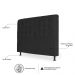 Cabeceira Estofada Cama Box Casal Queen Louise 160cm Suede Preto - Desk Design