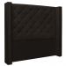 Cabeceira Estofada Cama Box Casal Queen Size Alteza 160cm Corano Marrom - Desk Design