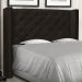 Cabeceira Estofada Cama Box Casal Queen Size Alteza 160cm Corano Marrom - Desk Design