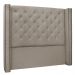 Cabeceira Estofada Cama Box Casal Queen Size Alteza 160cm Linho Rústico Areia - Desk Design