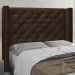 Cabeceira Estofada Cama Box Casal Queen Size Alteza 160cm Suede Café - Desk Design