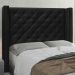 Cabeceira Estofada Cama Box Casal Queen Size Alteza 160cm Suede Preto - Desk Design