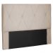 Cabeceira Estofada Cama Box Casal Queen Size Aquilla 160cm Suede Bege - Desk Design
