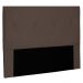Cabeceira Estofada Cama Box Casal Queen Size Aquilla 160cm Suede Café - Desk Design