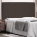 Cabeceira Estofada Cama Box Casal Queen Size Aquilla 160cm Suede Café - Desk Design