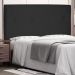Cabeceira Estofada Cama Box Casal Queen Size Aquilla 160cm Suede Preto - Desk Design